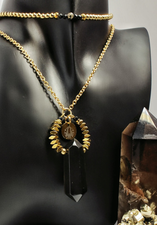 Amulet - Czarny Obsydian
