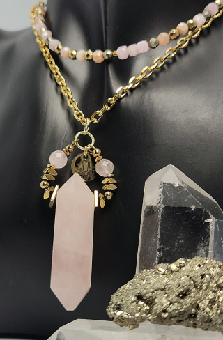 Amulet - Kwarc Różowy