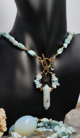 Amulet - Larimar - Błękit Karaibów