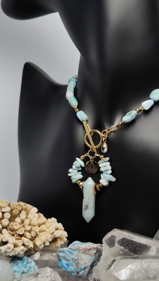 Amulet - Larimar - Błękit Karaibów