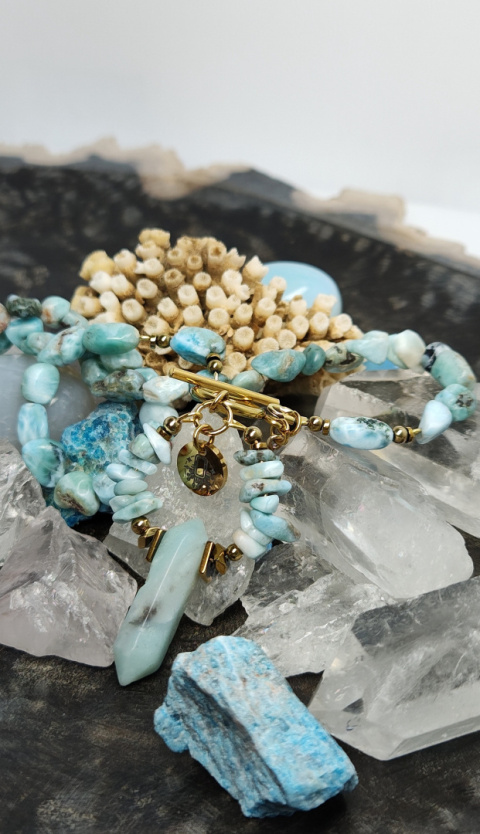 Amulet - Larimar - Błękit Karaibów Amulet - Larimar - Błękit Karaibów