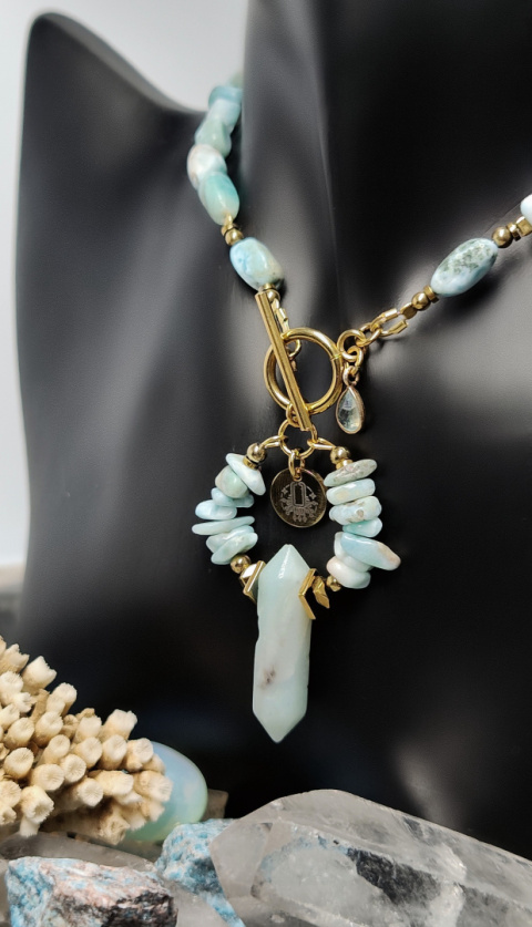 Amulet - Larimar - Błękit Karaibów Amulet - Larimar - Błękit Karaibów