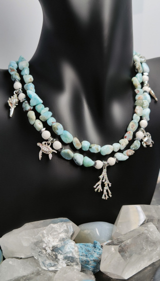 Kolia Podwony Świat - Larimar - srebro 925
